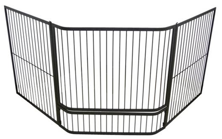 Corner Heater Child Guard / Safety Fence with gate & bars
