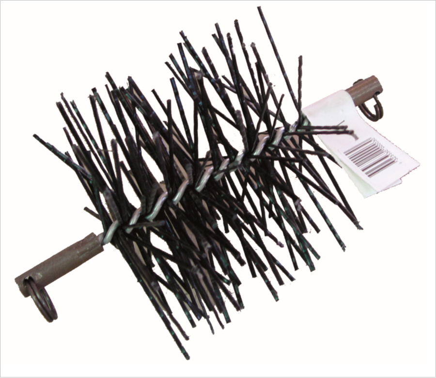 Pull-through Flue Cleaning Poly Brush Head