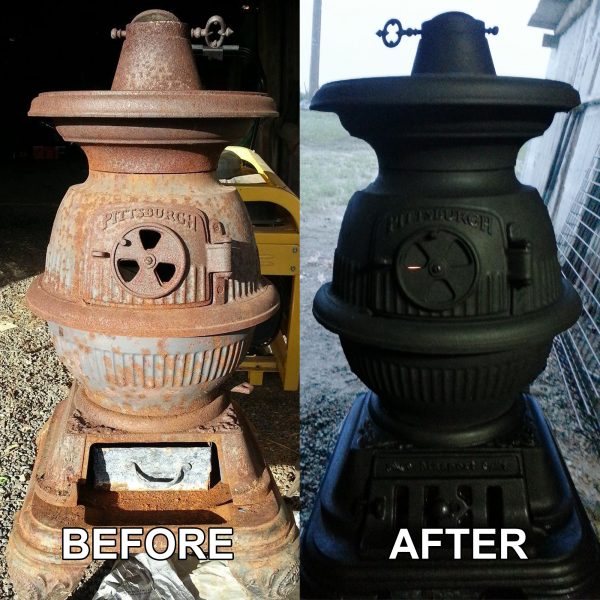 'Black Beauty' Cast Iron Stove Cleaner black satin finish 200ml