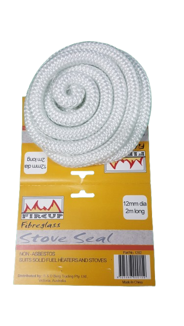 25m Fibreglass Rope to suit Wood Stoves / Heaters