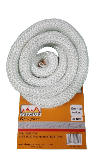 25m Fibreglass Rope to suit Wood Stoves / Heaters