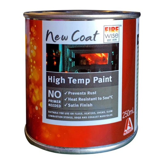 'New Coat' black paint High temp to 500 C