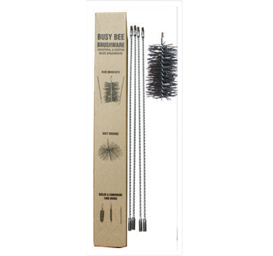 'BSW' Flue Brush Kits with Gal Crimp Brush Head