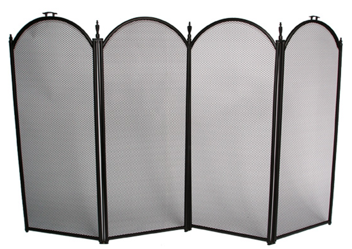 Light weight 4 Panel Fire Screen