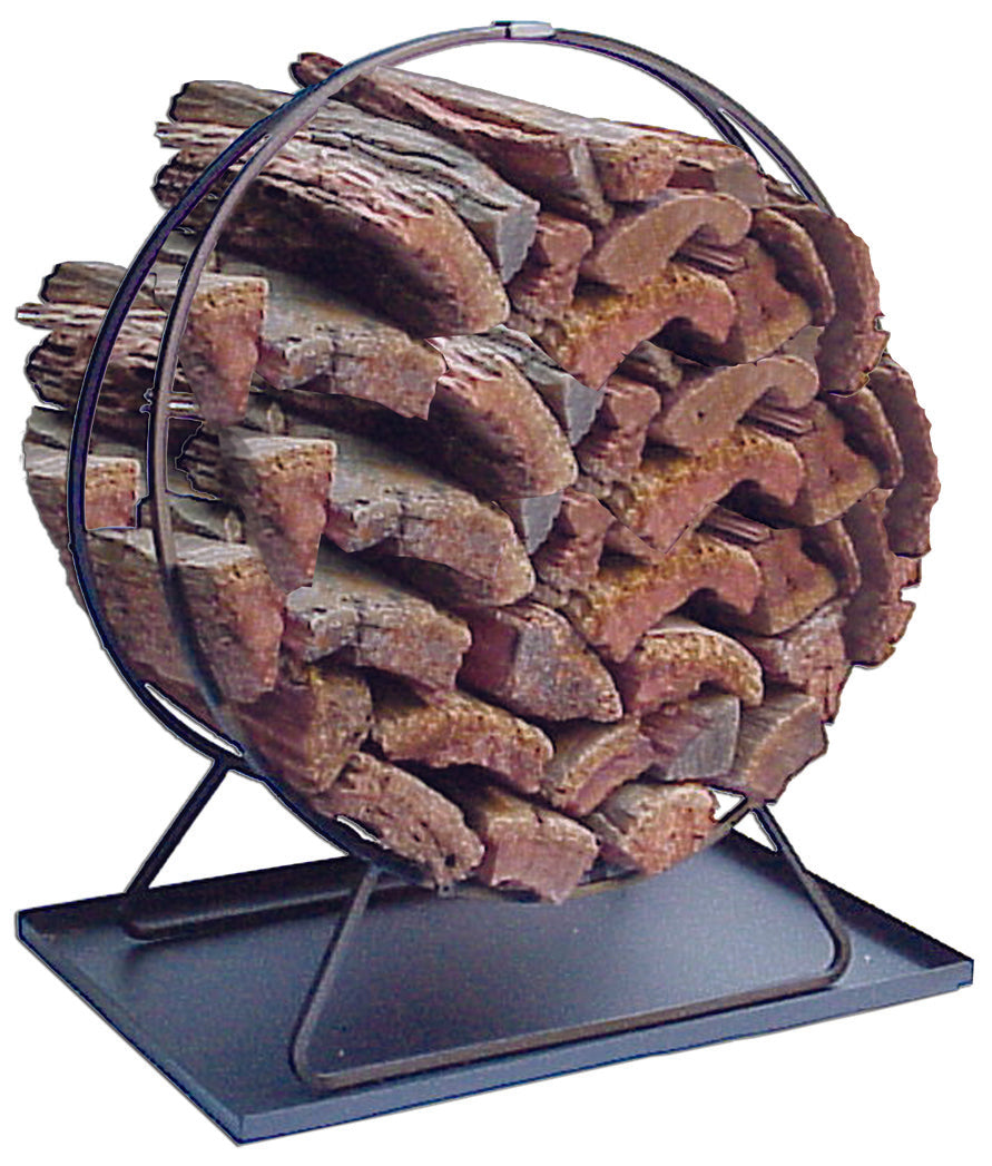 Steel Wood Ring Log Rack