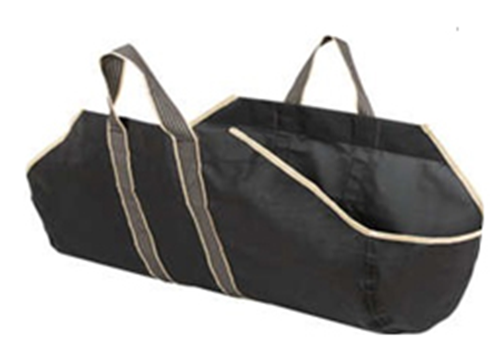 50kg capacity Black / Grey Canvas Tote Bag