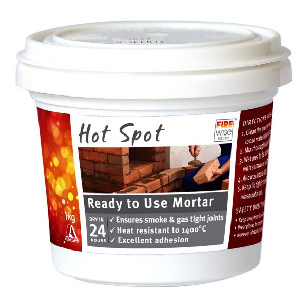 'Hot Spot' Redi Mortar Heat resistant up to 1400 C