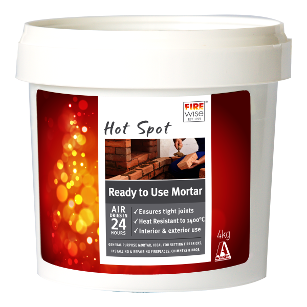 'Hot Spot' Redi Mortar Heat resistant up to 1400 C