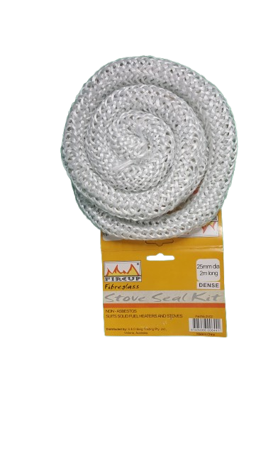 25m Fibreglass Rope to suit Wood Stoves / Heaters
