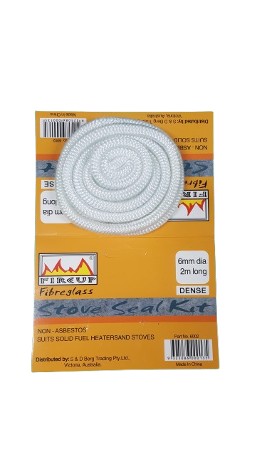 25m Fibreglass Rope to suit Wood Stoves / Heaters