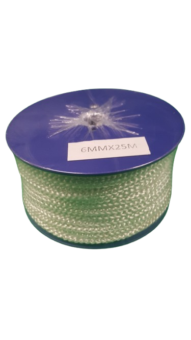 25m Fibreglass Rope to suit Wood Stoves / Heaters