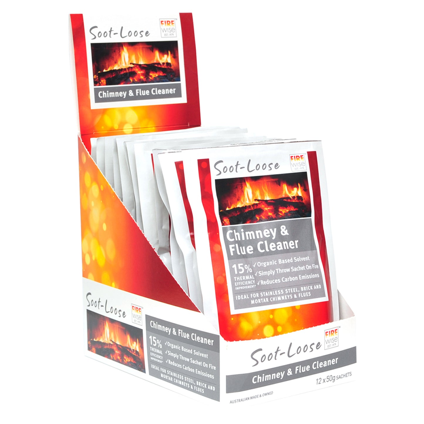 Soot Loose Chimney and Flue Cleaner, non-toxic, non-corrosive