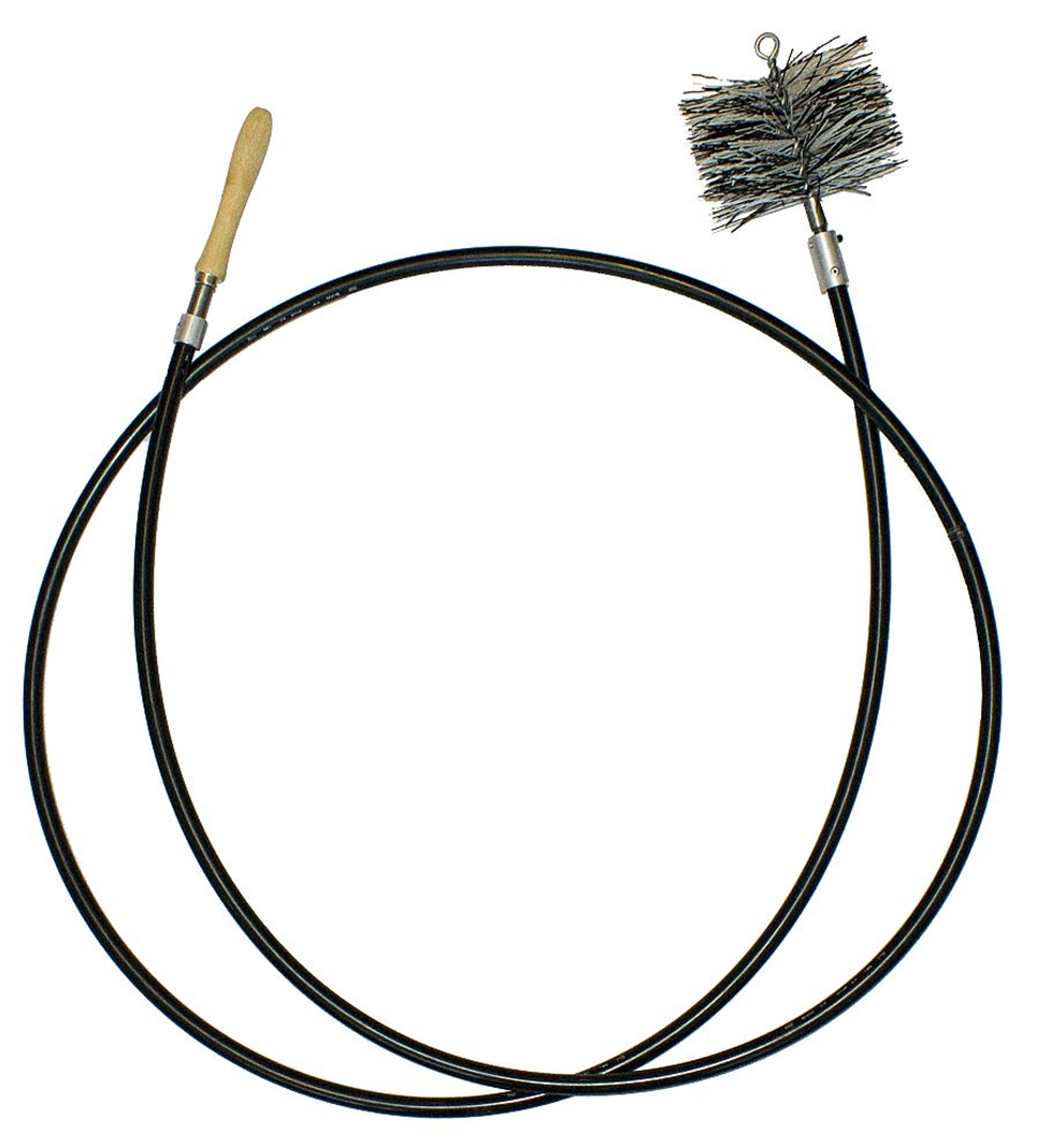 Flexi Rod Flue Cleaning Kit w flexible Nylon/Poly mix brush head
