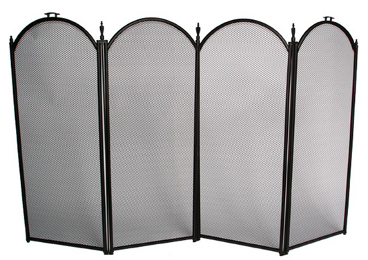 Light weight 4 Panel Fire Screen
