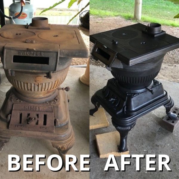 'New Coat' black paint High temp to 500 C