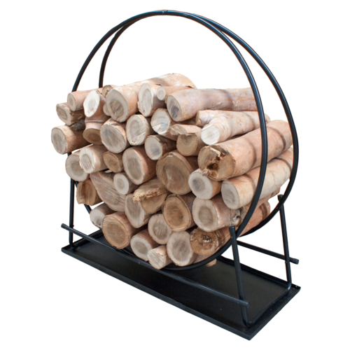Steel Wood Ring Log Rack
