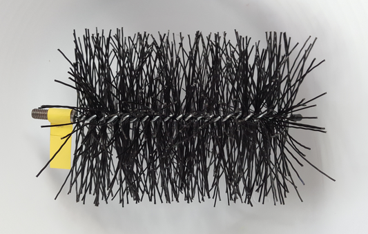 BSW Flue Cleaning Poly Brush Head w 1/2inch Whitworth fittings