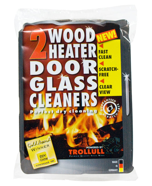 Wood Heater Door Glass Cleaner - 2 pack