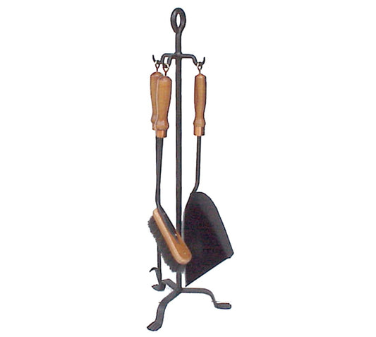 TONGIO Forging DELUXE Range Fire Tool Sets w Wooden Handles